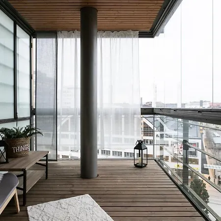 2ndhomes Luxury Kamppi Center With And Terrace Apartmán